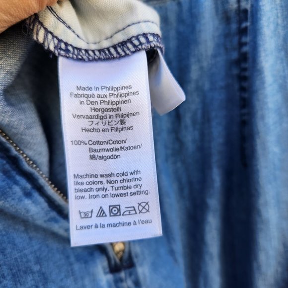 J. Crew Point Sur Wide-Leg Tailored Indigo Jumpsuit - Picture 8 of 9